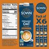 SOWN Organic Oat Creamer Salted Caramel - Barista Oat Milk Non Dairy Coffee Creamer - Plant Based, Dairy-Free, Vegan, Gluten-Free, Non-GMO, Shelf Stable - 32oz (Pack of 6) view 2