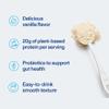 Vital Proteins Protein Powder  20g Plant Based Protein with Chickpea  1B CFU Probiotic for Gut Health, No Added Sugar  Vanilla, 15 oz view 3