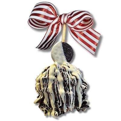 TV's Deli & Diner Gourmet Jumbo Caramel Apple | Caramel, Cookies & Cream & White Chocolate | Handmade & Freshly Prepared (Cookies & Cream White Chocolate)