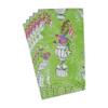 Caspari Jardin De Luxembourg Guest Towel Napkins - 15 Per Package view 3