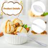 1000 Pcs Clear Mini Spoons for Desserts Small Plastic Tasting Tiny Disposable Spoons Plastic Serving Utensils Bulk for Sample, Ice Cream, Appetizer, 3.7 x 0.8 Inch view 3