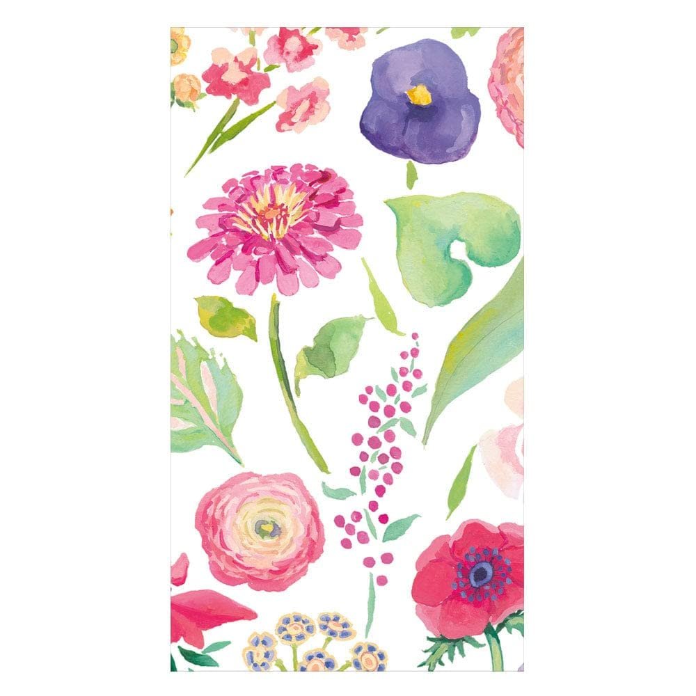 Caspari Summertime Guest Towel Napkins - 15 Per Package