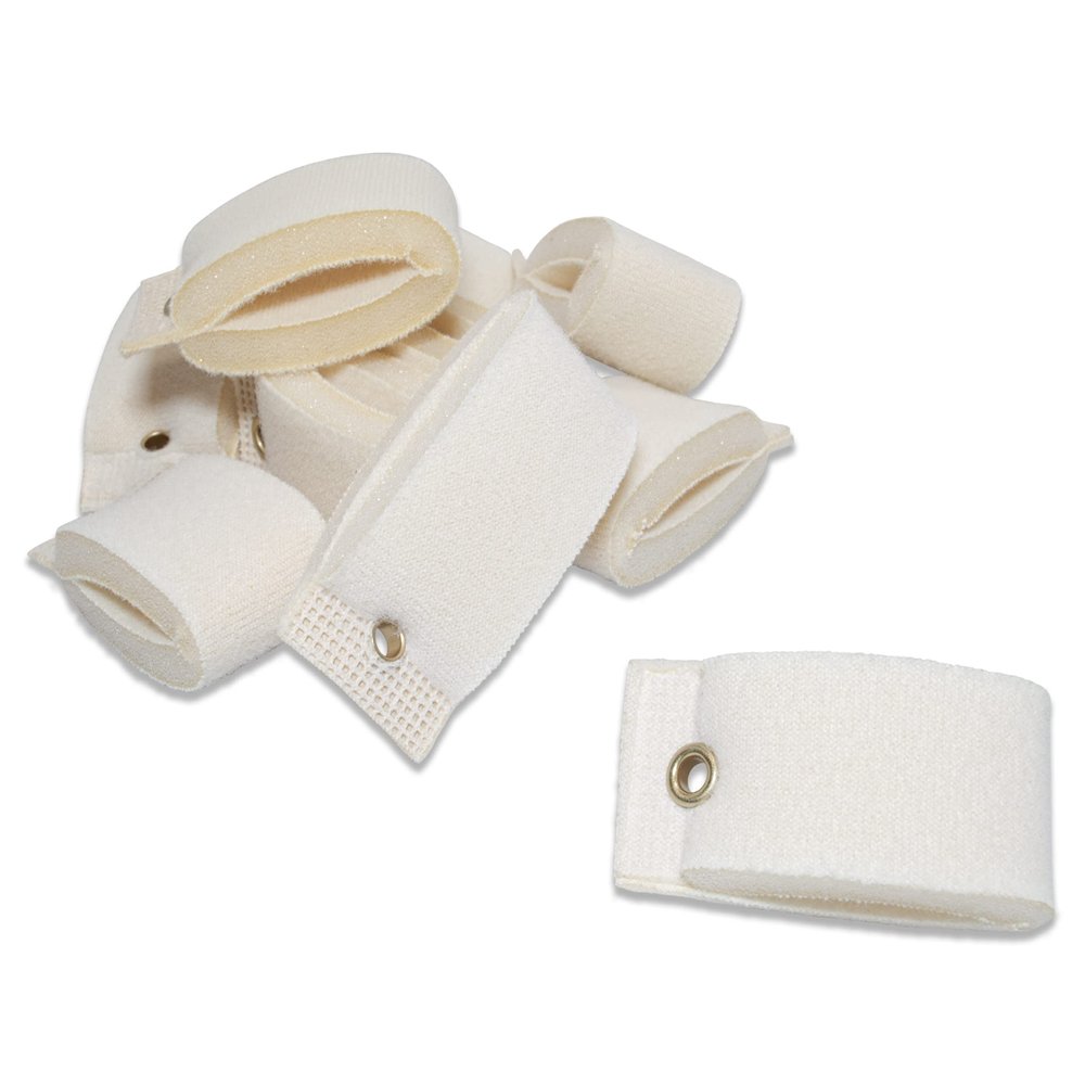 Rehabilitation Advantage Soft Finger Cuff Loops, Set of 10