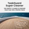 TeakGuard Teak Cleaning Supplies Bundle Featuring 64oz Teak Brightener and Finish, Super Cleaner 8 oz, Wood Scrub Brush, Foam Brushes & Bronze Wool, Water-Based & Safe view 4