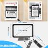 5X Handheld Magnifier for Page Reading - Large Folding Lighted Magnifier with 48 LED Lights (3Modes), Rectangular Handhold Magnify Lens Gifts for Reading Small Prints, Low Vision, Seniors view 4