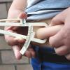 Body Fat Caliper - Handheld BMI Body Fat Measurement Device - Skinfold Caliper Measures Body Fat for Men and Women view 4