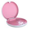 ARGOMAX Aligner Holder, Retainer Case Compatible with Invisalign, Silicone Inner Support Protection, Magnet Closure Braces Box, 1 Piece Orthodontic Box (White Case + Rose Red Silicone). view 1