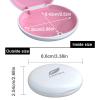ARGOMAX Aligner Holder, Retainer Case Compatible with Invisalign, Silicone Inner Support Protection, Magnet Closure Braces Box, 1 Piece Orthodontic Box (White Case + Rose Red Silicone). view 2