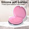 ARGOMAX Aligner Holder, Retainer Case Compatible with Invisalign, Silicone Inner Support Protection, Magnet Closure Braces Box, 1 Piece Orthodontic Box (White Case + Rose Red Silicone). view 3
