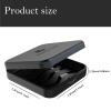 ARGOMAX Retainer Case, Aligner Case, Braces Box Compatible with Invisalign, 1 Piece Orthodontic Box (Black). view 2