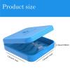 ARGOMAX Aligner Case - Slim Retainer Box for Orthodontic Braces | Portable Dental Storage with Airflow Slots | Compact Carrying Case for Daily Use & Travel (Blue) view 2