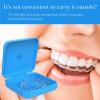 ARGOMAX Aligner Case - Slim Retainer Box for Orthodontic Braces | Portable Dental Storage with Airflow Slots | Compact Carrying Case for Daily Use & Travel (Blue) view 3