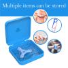 ARGOMAX Aligner Case - Slim Retainer Box for Orthodontic Braces | Portable Dental Storage with Airflow Slots | Compact Carrying Case for Daily Use & Travel (Blue) view 4