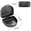 ARGOMAX Aligner and Retainer Case, Professional Orthodontic Storage Box for Braces, Night Guards & Mouth Guards, Slim & Portable Travel Essential-Black view 2