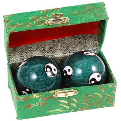 Healeved 2pcs Metal Massage for Hand Exercise Relief Handballs Therapy for Muscle Texture for Comfort for Home Relaxation and Wellness