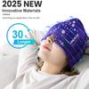 ONLYCARE Migraine Relief Cap, Soothing Headache Hat, Upgraded Odorless Gel Ice Head Wrap, Hot and Cold Therapy, Headache Ice Pack for Tension and Stress(Purple) view 2