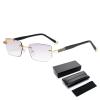 OVNMFH 2023 New Sapphire High Hardness Anti-Blue Progressive Far and Near Dual-Use Reading Glasses (Gold, +3.5) view 1