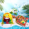 Panelee 24 Pcs Hawaiian Party Favors Bags Aloha Gift Drawstring Bags Tropical Tiki Goodie Backpack for Summer Decoration Beach Party Supplies Pool Luau Birthday Bridal Shower, 11.81 x 9.84 Inch view 4