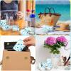 Therwen 100 Pack Pocket Tissues Travel Packs Bulk 1000 Sheet Mini Tissues Bulk 3 Ply Small Travel Size Paper Individual Pocket Size (Polka Dot) view 4