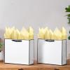 SHIPKEY White Gift Bags with Tissue Paper, 12 Pack Large White Paper Bags 12.5x4.5x11'' with Handles, Elegant Reusable Gift Bags for Wedding, Birthday, Party Wrapping view 4