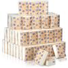 Therwen 100 Pack Pocket Tissues Travel Packs Bulk 1000 Sheet Mini Tissues Bulk 3 Ply Small Travel Size Paper Individual Pocket Size (Flower) view 1
