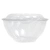 VeZee 32oz Disposable Rose/Salad Bowls with Dome Lids - Clear Plastic Salad Containers - Leak Proof : Perfect For Salad, Meal Prep and Fruits : Set of 450 view 1
