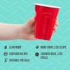 SOLO Original Red 18oz Plastic Party Cups, 100ct view 2