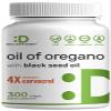 DEAL SUPPLEMENT Oil of Oregano Softgels with Black Seed Oil 300 Count  30:1 Extract, Active Carvacrol & Thymoquinone  Antioxidant Immune Health Support  Plant Based, Non-GMO view 1