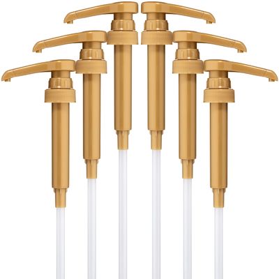 Syrup Pumps, 6-pack | Fits 750 mL/25.4 oz Torani, Davinci, and Jordan Skinny Bottles | Also fits 1L Monin Bottles