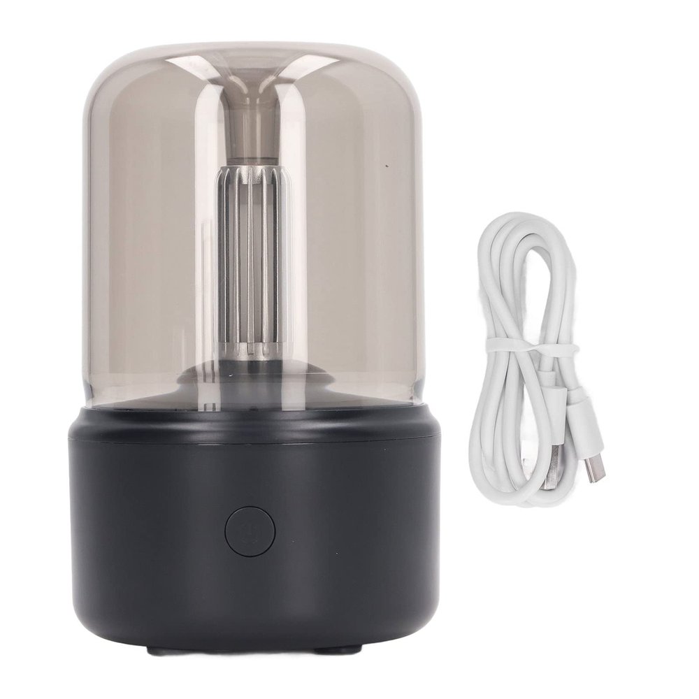 120ml Diffuser Flame Air Diffuser, Portable Essential Oil Diffuser Noiseless Waterless Auto Off, Candlelight Humidifier for Spa Home Yoga Office Bedroom
