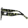 2Pack Vintage Heart-Shaped Crystal Bling Reading Glasses Women Rhinestone Eyewear Anti Blue Light Trendy Reader (2pcs-leopard&green flower, 1.25, multiplier_x) view 4