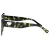 2Pack Vintage Heart-Shaped Crystal Bling Reading Glasses Women Rhinestone Eyewear Anti Blue Light Trendy Reader (2pcs-leopard&green flower, 3.5, multiplier_x) view 4