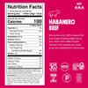 Chomps Grass-Fed and Finished Spicy Habanero Beef Jerky Snack Sticks 24-Pack - Keto, Paleo, Whole30, 10g Lean Meat Protein, Gluten-Free, Zero Sugar Food, Non-GMO view 2