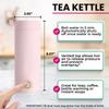 Tea Gift Basket for Women with Portable Kettle and Grippie Socks | Birthday Gift Set for Her, Mom,Wife, Co-Worker, Teacher Appreciation, Get Well view 3