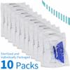 10 Pack Urinary Drainage Bag with Anti-Reflux Chamber - 1500mL Urine Bags with 48" Tube Drainage, Clips and Hanging Hook, Urinary Bag with Splash-Resistant Drain Spout for Health Aids view 3