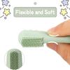UHFi Baby Toothbrush Finger Toothbrush Oral Cleaner Kit with 5PCS Baby Tongue Cleaner Toddler Silicone Tooth Brush 0-6 Months 6-12 Months (Clay/Mint+30PCS Toothbrushes) view 3