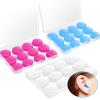 18 Pairs Noise Cancelling Ear Plugs for Sleeping, Swimming, Concerts, Snoring, Airplanes, Travel, Work, Studying - Soft, Reusable, Moldable Silicone with Case view 1
