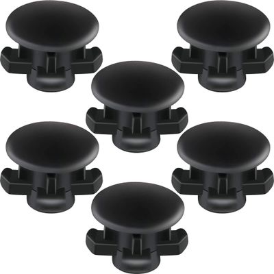 6 Pcs Replacement Part Reservoir Tank Valve Rubber Gasket, Blue Washer Reservoir Plug Compatible with Waterpik Water Flossers WP900, WP112, WP250, WP300, Ultra, Nano, Traveler, VAVA, H2o (Black)