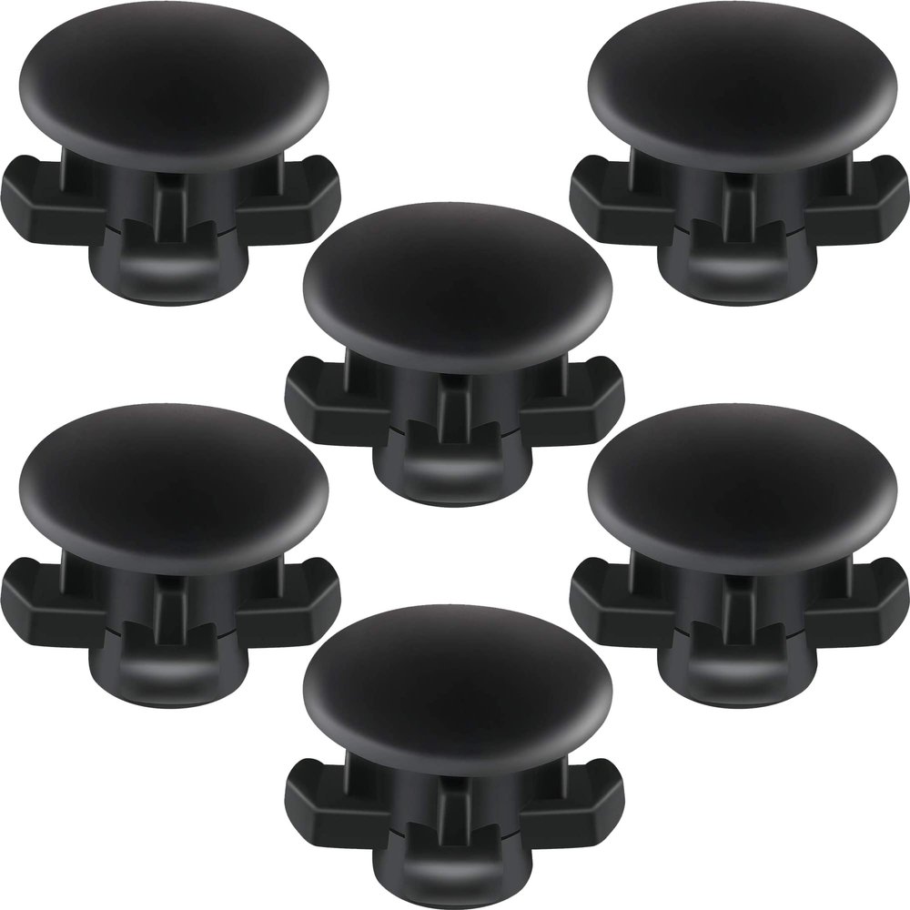 6 Pcs Replacement Part Reservoir Tank Valve Rubber Gasket, Blue Washer Reservoir Plug Compatible with Waterpik Water Flossers WP900, WP112, WP250, WP300, Ultra, Nano, Traveler, VAVA, H2o (Black)