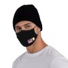 US-Irish Friendship Flag Face Mask Washable Reusable Adults Breathable with 2 Filters Black view 3