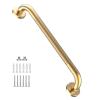 24 Inch Anti Slip Shower Grab Gold, Munzong Bathroom Grab Bar, Knurled Bathroom Balance Bar,Safety Hand Rail Support Handicap Elderly Injury Senior Assist Bath Handle view 1
