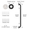 36 Inch Shower Grab Bar Oil Rubbed Black, Munzong Anti Slip Bathroom Grab Bar, Knurled Bathroom Balance Bar,Safety Hand Rail Support Handicap Elderly Injury Senior Assist Bath Handle view 2