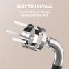 20 Inch Shower Grab Bar w/Anti Slip Rubber Grip, Munzong Stainless Steel Bathroom Grab Bar, Chrome Bathroom Balance Bar,Safety Handrail Support,Handicap Injury Elderly Senior Assist Bath Handle view 4