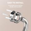 36 Inch Shower Grab Bar w/Anti Slip Rubber Grip, Munzong Stainless Steel Bathroom Grab Bar, Chrome Bathroom Balance Bar,Safety Handrail Support,Handicap Injury Elderly Senior Assist Bath Handle view 3