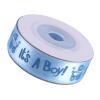 10 Yard Polyester Ribbon, 10 Yards/Roll IT is A BOY/Girl Satin Rolls Baby Shower Christening Party Favor Gift Ribbon Birthday Theme Gender Reveal Wrapping Ribbons view 2