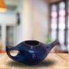 2activelife Yoga Neti Pot for Sinus & Congestion Cleaning| Microwave and Dishwasher Friendly | Leak Proof Durable Ceramic Neti Pot| Nasal Wash Handcrafted Durable Ceramic - Elegant Blue Color view 3