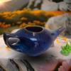 2activelife Yoga Neti Pot for Sinus & Congestion Cleaning| Microwave and Dishwasher Friendly | Leak Proof Durable Ceramic Neti Pot| Nasal Wash Handcrafted Durable Ceramic - Elegant Blue Color view 4