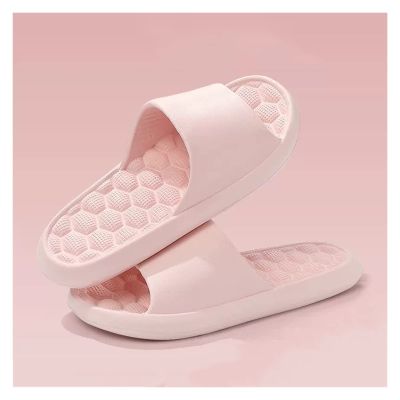 Acupressure Reflexology Bathroom Massage Slippers Shoes Sandals for Men& Women Home Shoes Shock Absorbing, Therapy Promoting Blood Circulation Myofascial Release Trigger Point ( Color : Pink , Size :