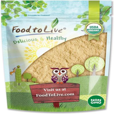 Food to Live - Organic Lion's Mane Mushroom Powder, 2 Pounds  Elevate Your Brain Wellness with Premium, Non-GMO, Natural, and Vegan Superfood to Better Focus