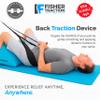 Fisher Traction Lower Back Decompression Device  Lumbar Traction for Spinal Decompression  Patented Stretcher Strap Release for Spinal Rehydration  Lightweight & Portable (Under 230 lbs) view 2